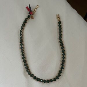 Chic Gold and Green Bracelet